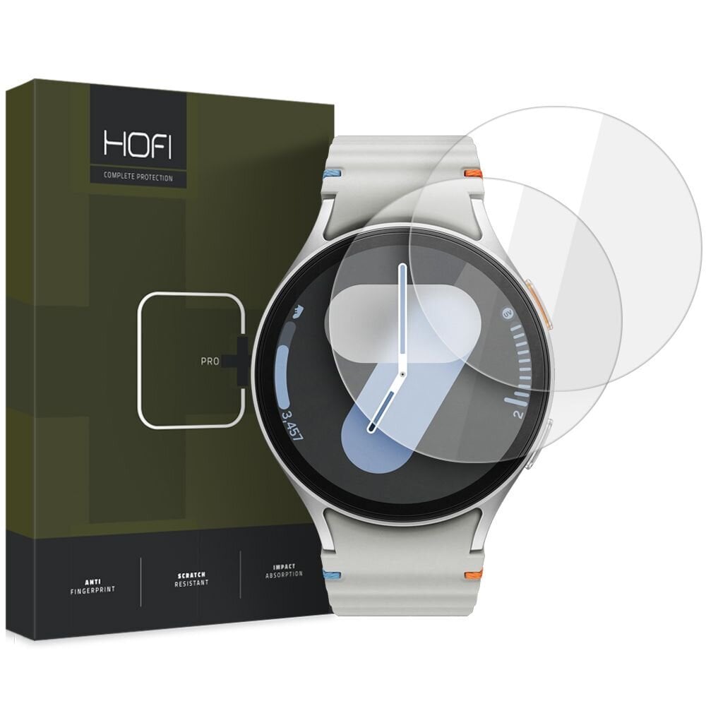 KARASTATUD KLAAS HOFI GLASS PRO+ 2-PACK SAMSUNG GALAXY WATCH 4 | 5 | 6 | 7 | FE (40 MM) LÄBIPAISTEV hind ja info | Nutikellade ja nutivõrude tarvikud | kaup24.ee