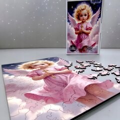 Puzzle Angel Girl Mruu&Amp;Pruu 20 X 29 Cm 170 El. Puidust Puzzle hind ja info | Pusled | kaup24.ee