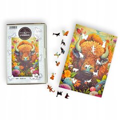 Puzzle Bison Mruu&Amp;Pruu 20 X 28 Cm 160 Tükki Puidust Puzzle hind ja info | Pusled | kaup24.ee