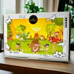 Kiviaja Puzzle 160 Tükki Puidust Puzzle Mruu&Amp;Pruu hind ja info | Pusled | kaup24.ee