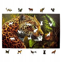 Jaguar Puzzle 160 Tükki Puidust Puzzle Mruu&Amp;Pruu hind ja info | Pusled | kaup24.ee