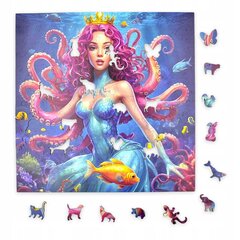 Puzzle Woman Mruu&Amp;Pruu Telgitagused 25 X 25 Cm 150 Tükki Puidust Puzzle hind ja info | Pusled | kaup24.ee