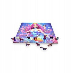 Puzzle Woman Mruu&Amp;Pruu Telgitagused 25 X 25 Cm 150 Tükki Puidust Puzzle hind ja info | Pusled | kaup24.ee