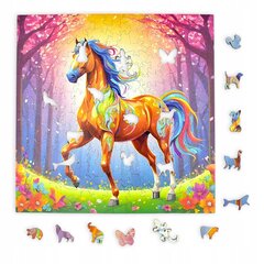 Puzzle Hobune Mruu&Amp;Pruu 25 X 25 Cm 150 Tükki Puidust Puzzle hind ja info | Pusled | kaup24.ee