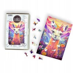 Puzzle Lama Mruu&Amp;Pruu 20 X 28 Cm 160 Tükki Puidust Puzzle hind ja info | Pusled | kaup24.ee