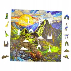 Puzzle Machu Picchu Mruu&Amp;Pruu 25 X 25 Cm 150 Tükki Puidust Puzzle hind ja info | Pusled | kaup24.ee