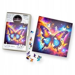 Mruu&Amp;Pruu Butterfly Puzzle 25 X 25 Cm 150 Tükki Puidust Puzzle hind ja info | Pusled | kaup24.ee