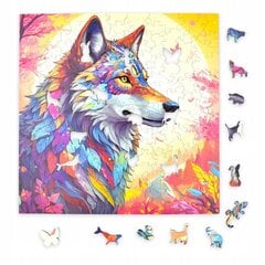 Puzzle Wolf Mruu&Amp;Pruu 25 X 25 Cm 150 Tükki Puidust Puzzle hind ja info | Pusled | kaup24.ee