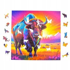 Puzzle Bison Mruu&Amp;Pruu 25 X 25 Cm 150 Tükki Puidust Puzzle hind ja info | Pusled | kaup24.ee