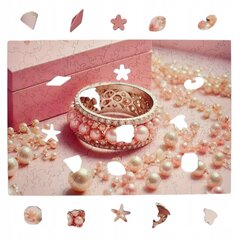 Puzzle Mruu&Amp;Pruu 25 X 25 Cm Powder Pearls 170 Tükki Puidust Puzzle hind ja info | Pusled | kaup24.ee