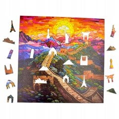 Puzzle Hiina Seinale Mruu&Amp;Pruu 25 X 25 Cm 150 Tükki Puidust Puzzle hind ja info | Pusled | kaup24.ee