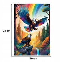 Kotkas Puzzle 160 Tükki Puidust Puzzle Mruu&Amp;Pruu hind ja info | Pusled | kaup24.ee