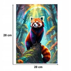 Väike Panda Puzzle 160 Tükki Puidust Puzzle Mruu&Amp;Pruu hind ja info | Pusled | kaup24.ee