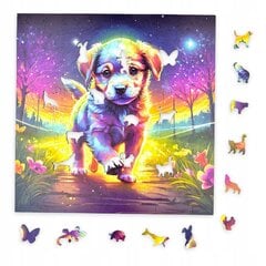 Puzzle Koer Mruu&Amp;Pruu 25 X 25 Cm 150 Tükki Puidust Puzzle hind ja info | Pusled | kaup24.ee