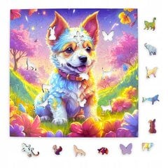 Puzzle Koer Mruu&Amp;Pruu 25 X 25 Cm 150 Tükki Puidust Puzzle hind ja info | Pusled | kaup24.ee