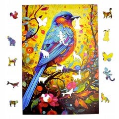 Puzzle Bird Mruu&Amp;Pruu 20 X 28 Cm 160 Tükki Puidust Puzzle hind ja info | Pusled | kaup24.ee