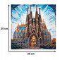 Puzzle Sagrada Familia Mruu&Amp;Pruu 25 X 25 Cm 150 El. Puidust Puzzle hind ja info | Pusled | kaup24.ee