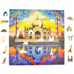 Taj Mahal Puzzle Mruu&Amp;Pruu 25 X 25 Cm 150-Osaline Puidust Puslepilt hind ja info | Pusled | kaup24.ee