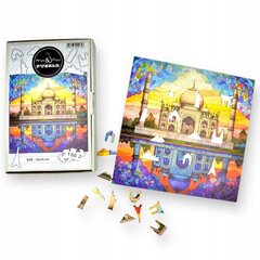 Taj Mahal Puzzle Mruu&Amp;Pruu 25 X 25 Cm 150-Osaline Puidust Puslepilt hind ja info | Pusled | kaup24.ee