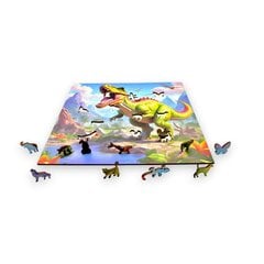 Trex Mruu&Amp;Pruu Puzzle 25 X 25 Cm 150 Tükki Puidust Puzzle hind ja info | Pusled | kaup24.ee