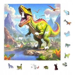 Trex Mruu&Amp;Pruu Puzzle 25 X 25 Cm 150 Tükki Puidust Puzzle hind ja info | Pusled | kaup24.ee