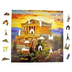 Puzzle Acropolis Mruu&amp;Pruu 25 x 25 cm 150 tükki Puidust puzzle hind ja info | Pusled | kaup24.ee