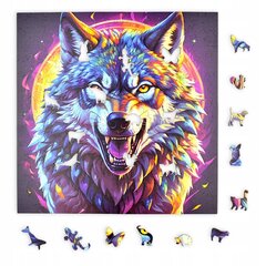 Puzzle Röövlihunt Mruu&amp;Pruu 25 x 25cm 150 tükki Puidust puzzle hind ja info | Pusled | kaup24.ee