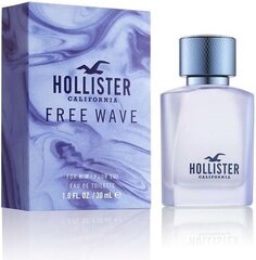 Tualettvesi meestele Hollister Free Wave EDT, 30 ml hind ja info | Meeste parfüümid | kaup24.ee
