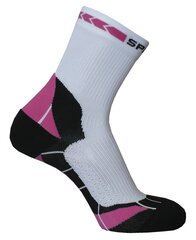 Spring Gradual Compression Short Socks, White/Pink L White/Pink 010901-1983LWhite/Pink цена и информация | Женские шарфы, платки | kaup24.ee