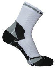 Spring Gradual Compression Short Socks, White/Grey L White/Grey 010901-1982LWhite/Grey цена и информация | Женские шарфы, платки | kaup24.ee