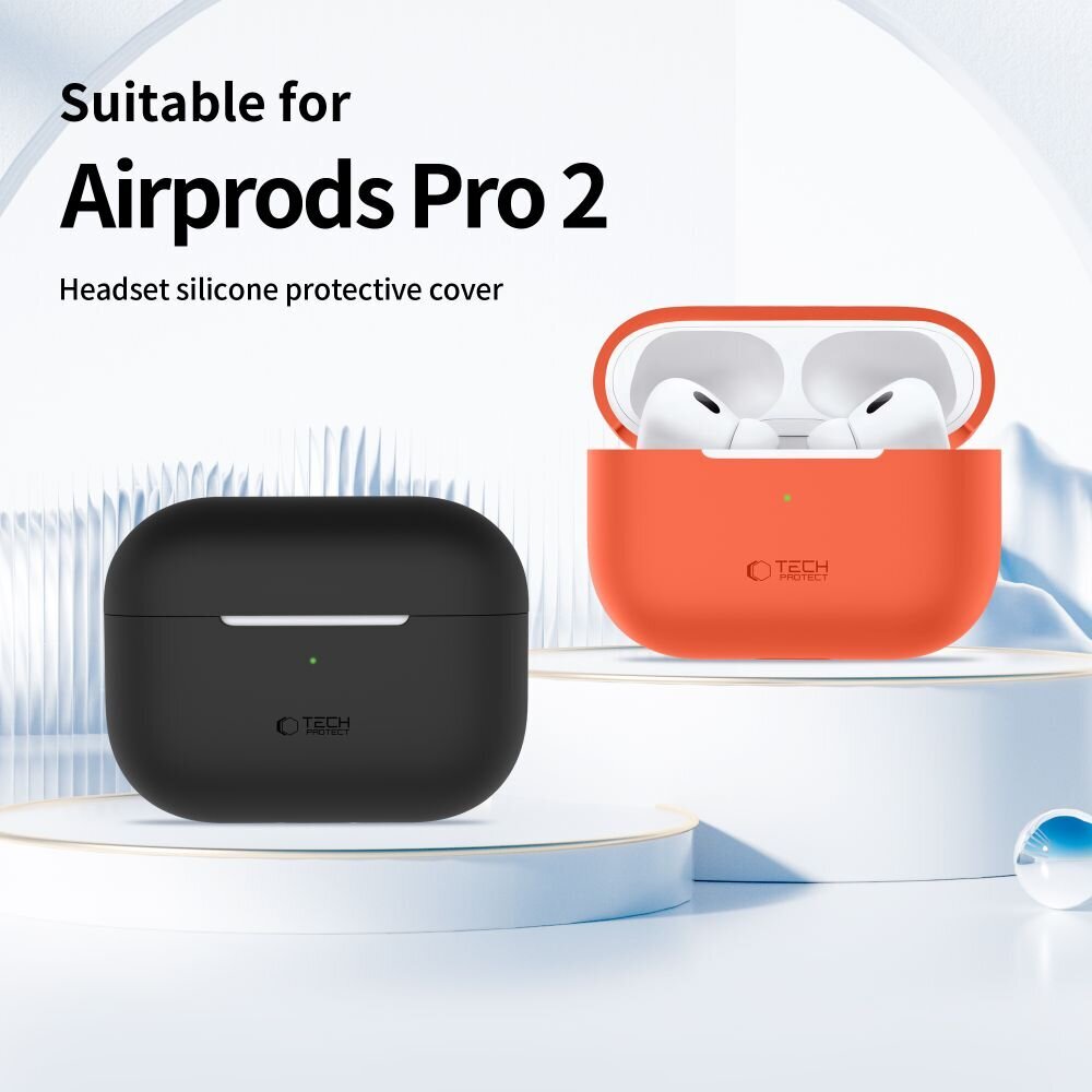 TECH-PROTECT SILIKOONIST APPLE AIRPODS PRO 1 | 2 OLIIVROHELINE hind ja info | Teleri seinakinnitused ja hoidjad | kaup24.ee