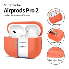 TECH-PROTECT SILIKOONIST APPLE AIRPODS PRO 1 | 2 NEOONORANŽ hind ja info | Teleri seinakinnitused ja hoidjad | kaup24.ee