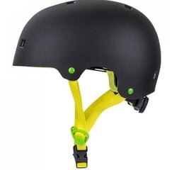 Kiiver NKX Brain Saver must/kollane M (54-57cm) hind ja info | Kiivrid | kaup24.ee