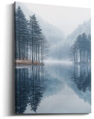 Картина Mysterious Lake, vertical цена и информация | Картины, живопись | kaup24.ee