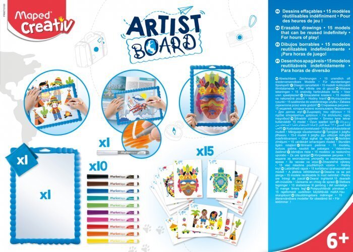 Joonistuskomplekt tahvliga Maped Creativ Artist Board hind ja info | Arendavad mänguasjad | kaup24.ee