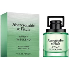 Tualettvesi Abercrombie & Fitch Away Weekend EDT meestele, 50 ml цена и информация | Мужские духи | kaup24.ee