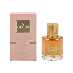 Lõhnavesi Gisada Ambassador Women EDP naistele, 50 ml цена и информация | Женские духи | kaup24.ee