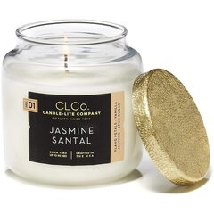 Lõhnaküünal kaanega Candle-Lite Jasmine Santal, 396 g цена и информация | Подсвечники, свечи | kaup24.ee