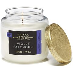 Lõhnaküünal kaanega Candle-Lite Violet Patchouli, 396 g hind ja info | Küünlad, küünlajalad | kaup24.ee