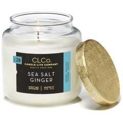 Candle-Lite ароматическая свеча с крышечкой Sea Salt Ginger, 396 г цена и информация | Подсвечники, свечи | kaup24.ee