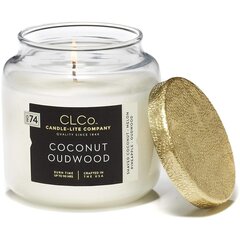 Lõhnaküünal kaanega Candle-Lite Coconut Oudwood, 396 g hind ja info | Küünlad, küünlajalad | kaup24.ee