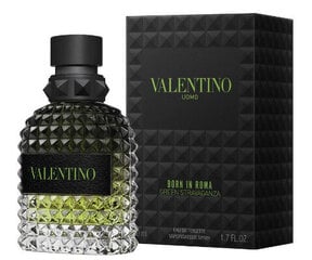 VALENTINO UOMO BORN IN ROMA GREEN EDT SPRAY 50 ML цена и информация | Мужские духи | kaup24.ee