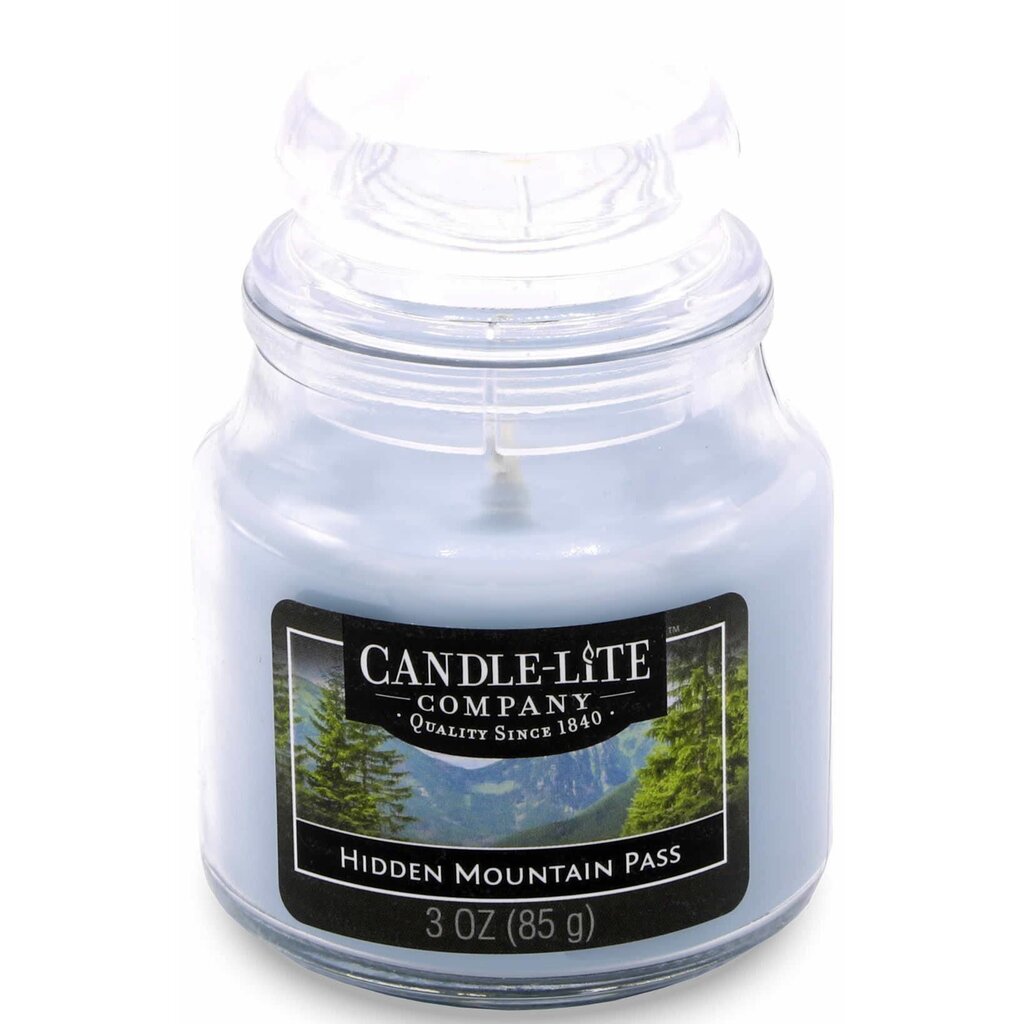 Lõhnaküünal kaanega Candle-Lite Hidden Mountain Pass, 85 g hind ja info | Küünlad, küünlajalad | kaup24.ee
