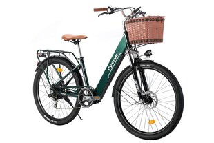 Elektrijalgratas Cysum CityRun, 26", roheline hind ja info | Elektrirattad | kaup24.ee