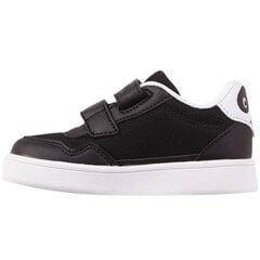 Buty dla dzieci Kappa PIO M Sneakers czarno-białe 280023M 1110 59621-X цена и информация | Детская спортивная обувь | kaup24.ee