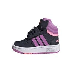 Hoops mid 3.0 ac i adidas core for children's black gw4485 GW4485 цена и информация | Детская спортивная обувь | kaup24.ee