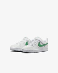 Spordijalatsid lastele Nike Court Borough Low DV5457 109, valge hind ja info | Laste spordijalatsid | kaup24.ee