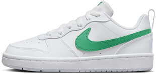 Nike Обувь Court Borough Low White Green DV5456 109 DV5456 109/6.5 цена и информация | Детская спортивная обувь | kaup24.ee