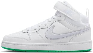 Nike Обувь Court Borough Mid 2 White Grey Green CD7782 115 CD7782 115/5 цена и информация | Детская спортивная обувь | kaup24.ee