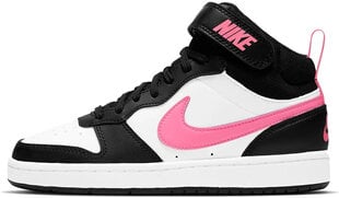 Nike Обувь Court Borough Mid 2 White Black Pink CD7782 005 CD7782 005/4.5 цена и информация | Детская спортивная обувь | kaup24.ee